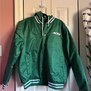 NWT NFL Green NEW YORK JETS Bomber Jacket LARGE